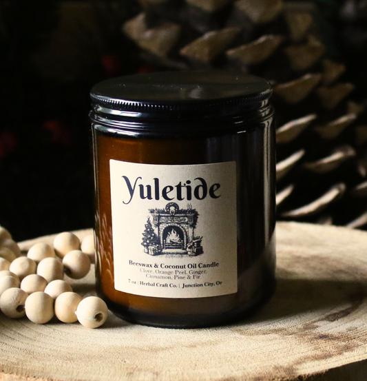 Yuletide Holiday Candle